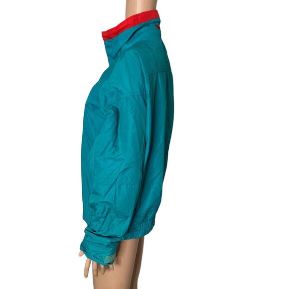 Vintage Columbia Bugaboo Jacket Mens Large Teal Red Full Zip - Picture 10 of 12